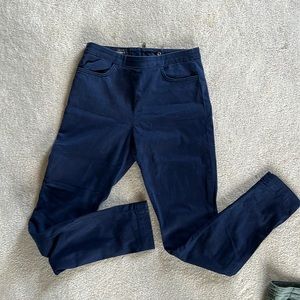 J crew navy pants size 0 Danny